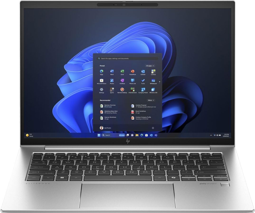 A6SZ2UT-ABA 14 in. Intel Core Ultra 7 165U vPro Technology 16 GB RAM & 512 GB SSD Windows 11 Pro EliteBook 840 G11 WUXGA Touchscreen Notebook