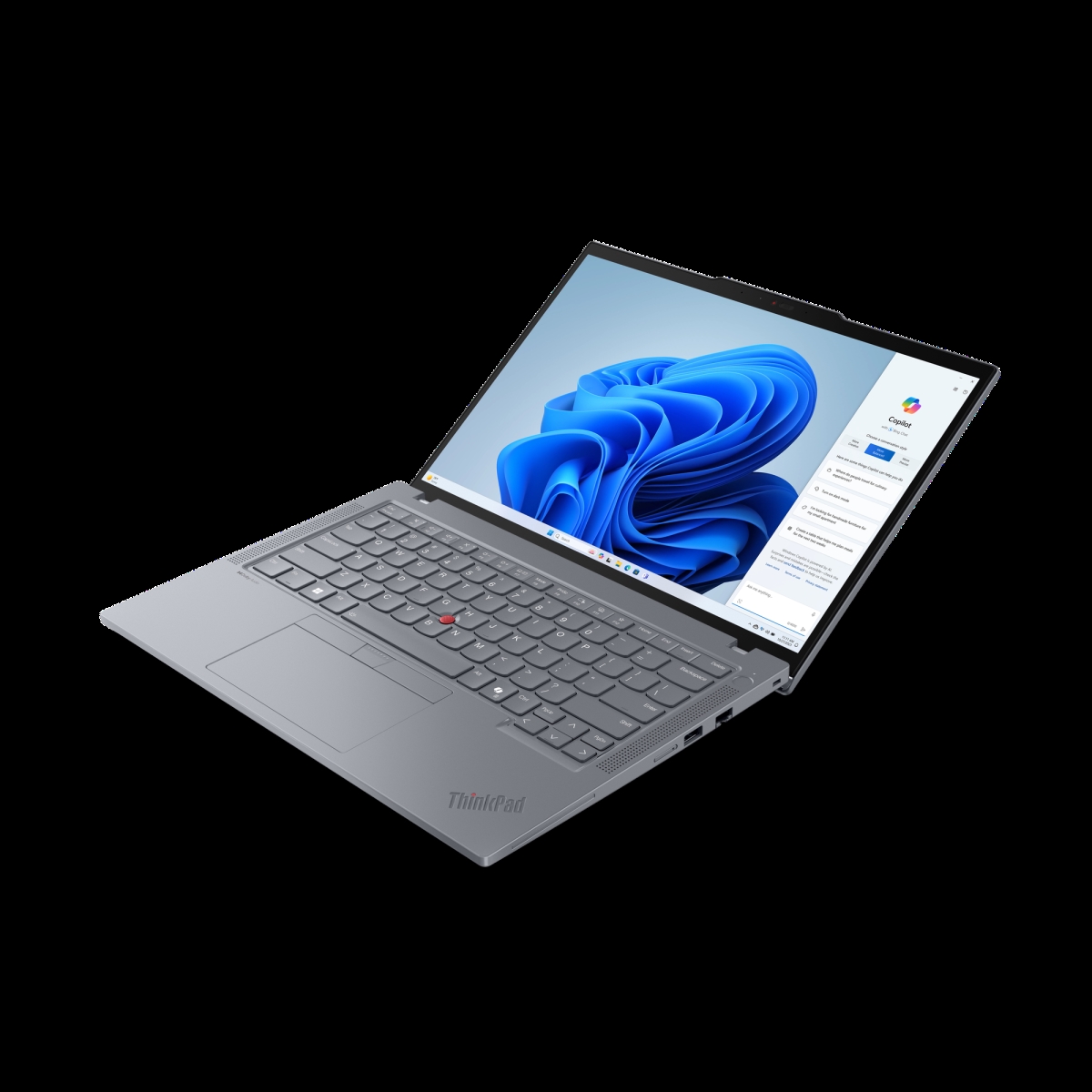 Picture of Lenovo 21ML0052US 14 in. ThinkPad T14 Gen 5 Intel Core Ultra 5 1920 x 1200 Non Touch&#44; Windows 11 Pro 64 16GB&#44; 1 x 256GB SSD Laptop&#44; Gray