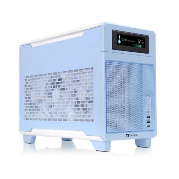 Thermaltake CA-11A-00SFNN-00 TR100 Mini Tower Chassis - Hydrangea Blue