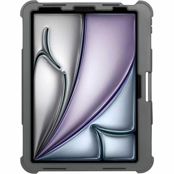 THD966GL 10.9-11 in. SafePort Rugged Carrying Case for Apple iPad Air 11 2024, Gray & Transparent