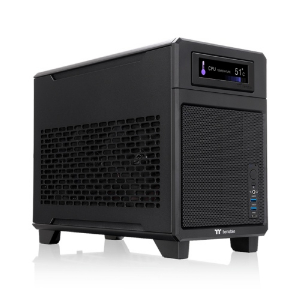 Picture of Thermaltake CA-11A-00S1NN-00 TR100 Mini Tower Chassis - Black