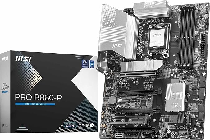 Picture of MSI B860PWIFI WIFI LGA 1851 ATX Motherboard with Intel Core Ultra Processors