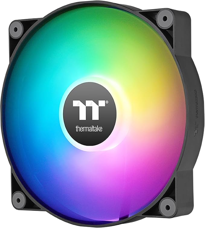 Picture of Thermaltake CL-F179-PL20SW-A 200 mm CT200 ARGB PWM Computer Case Fan with Hydraulic Bearing&#44; Black