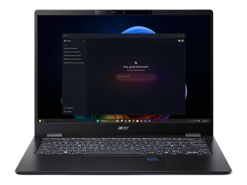 Picture of Acer NX.BJKAA.001 14 in. U7 32GB & 1TB Windows 11 Pro Professional Clamshell Touch Notebook