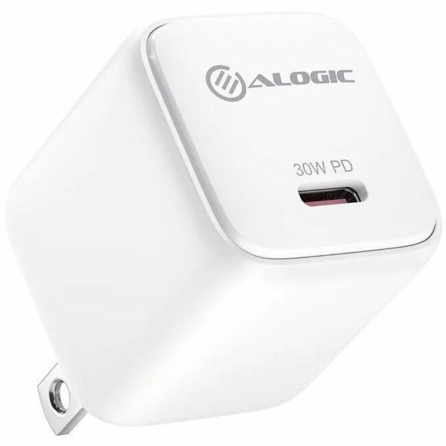 Picture of Alogic WCG1X30WH-US 30W Mini GaN Wall Charger