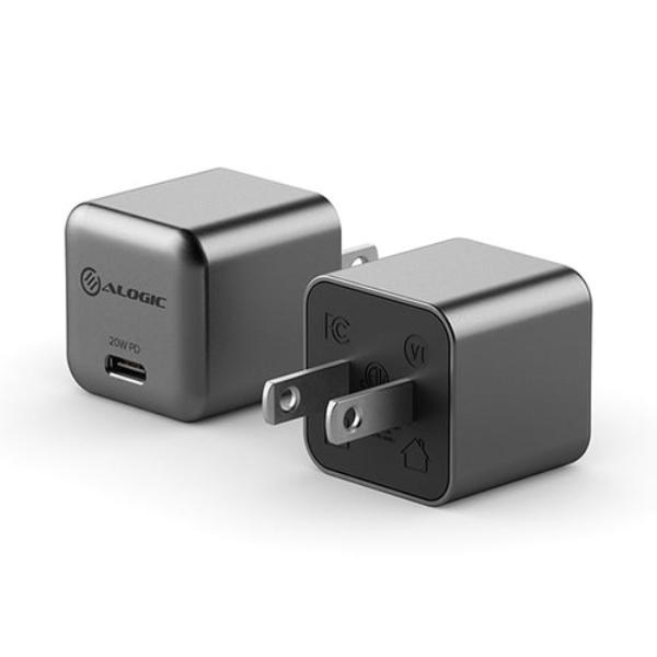 Picture of Alogic WCG1X20SGR-US 1X20 Rapid Power 20W Mini Charger