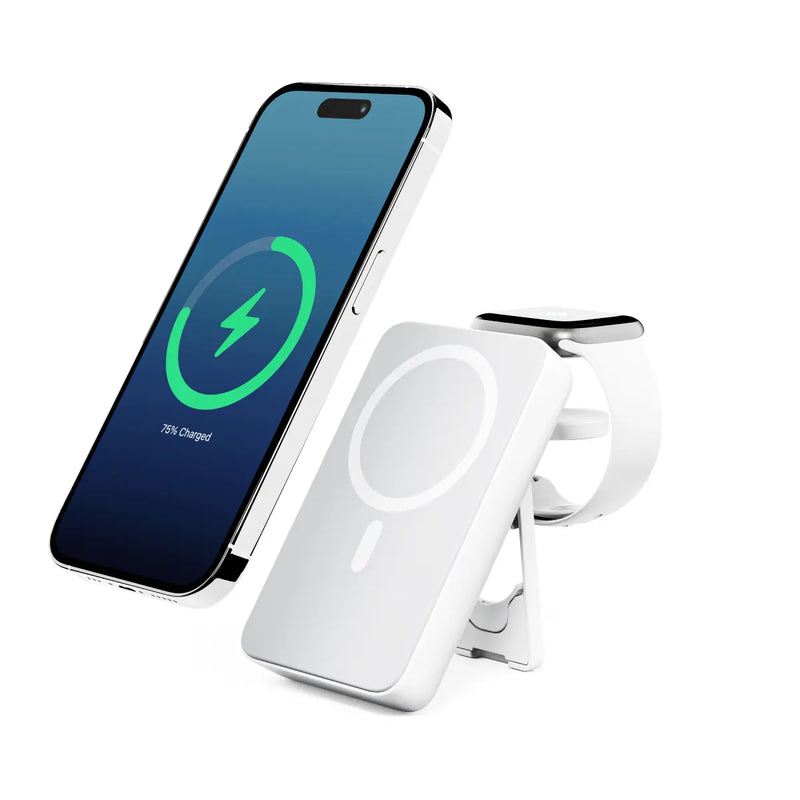 Picture of Alogic L10KPBWH LIFT 4IN1 Mag Safe Chrome 10kmAh Power Bank