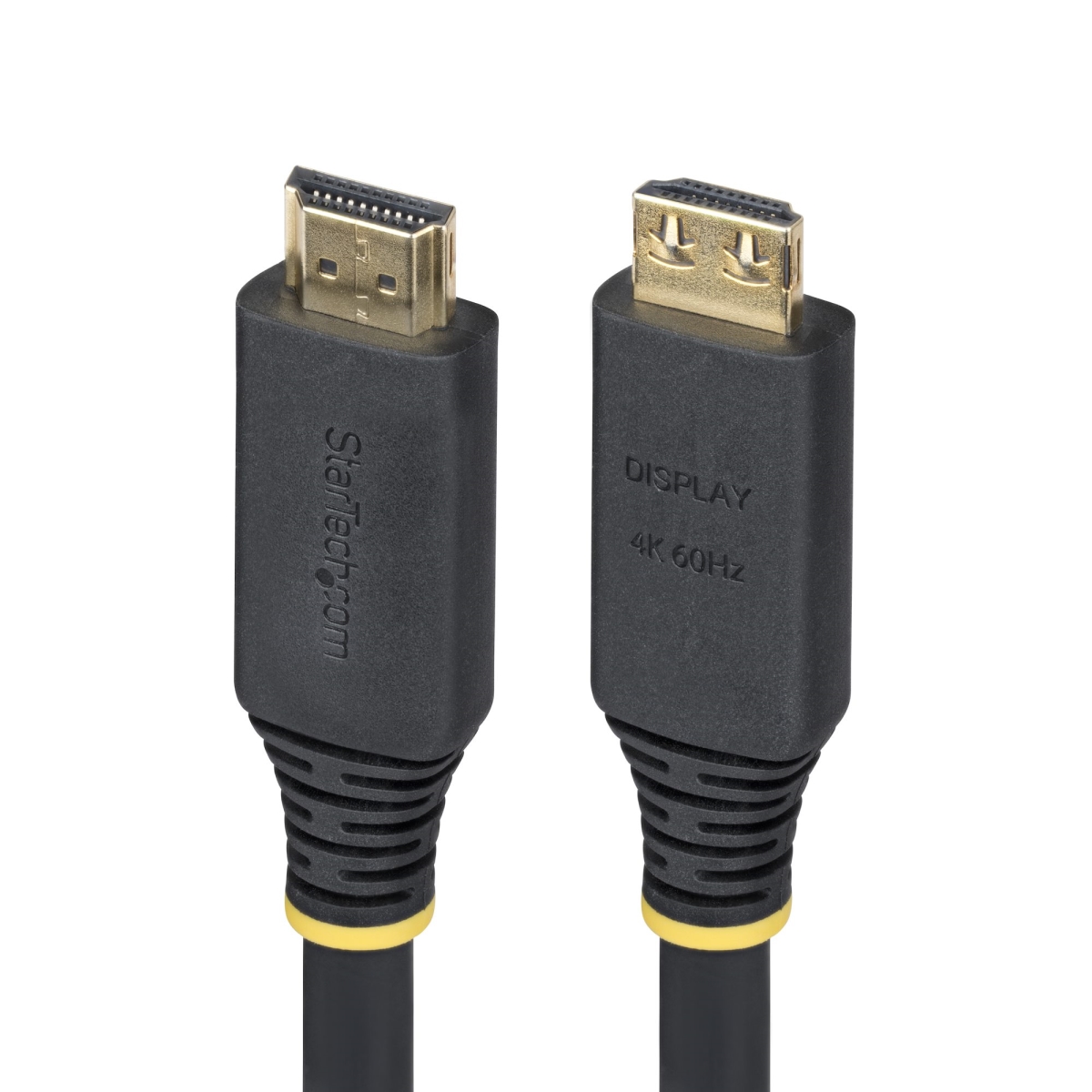 Picture of StarTech HDMI2-CABLE-GRIP-35F 35 ft. Active High Speed HDMI Cable with Gripping Connectors - Black