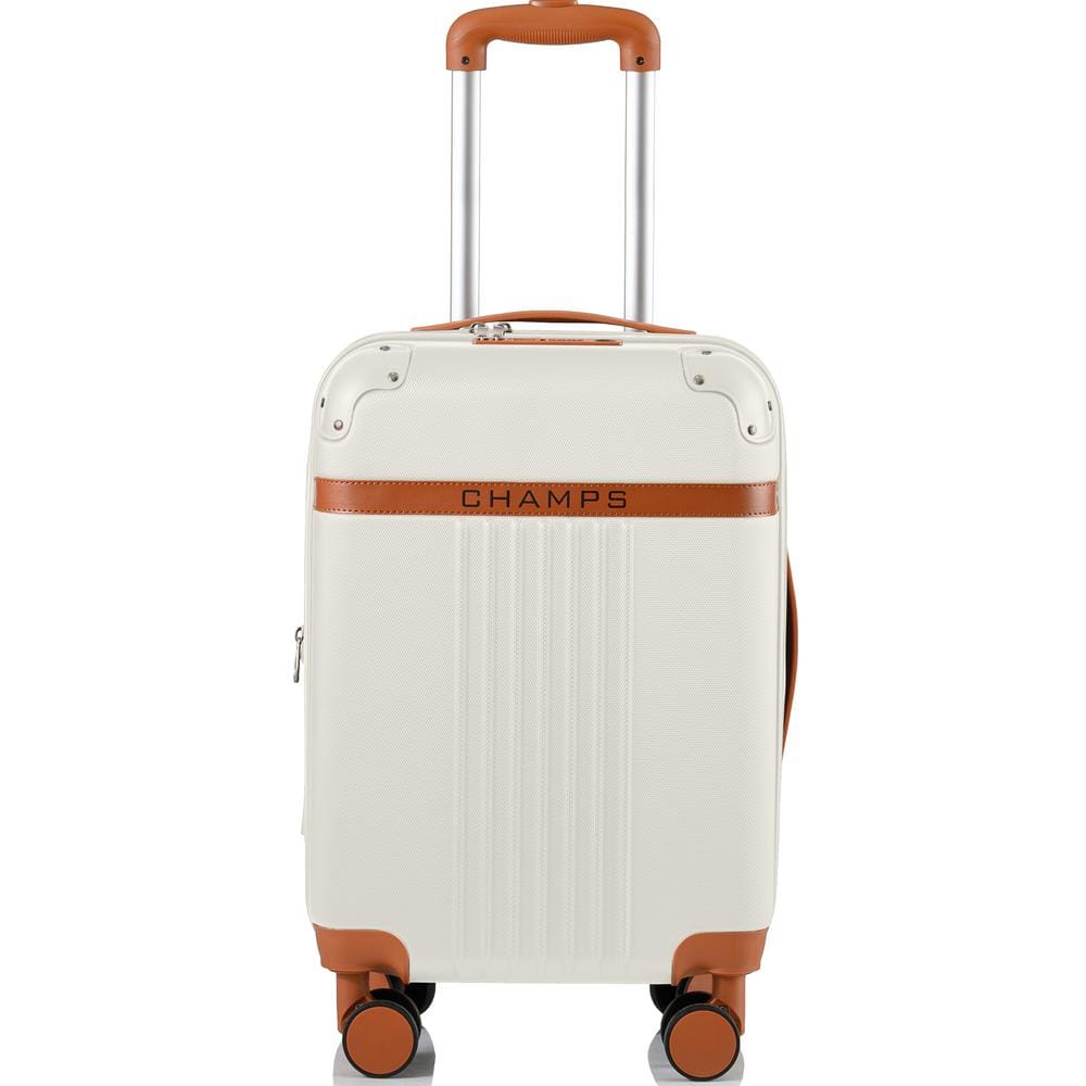 S1016C-IVORY  Hardside Luggage Carry-On with Spinner Wheels