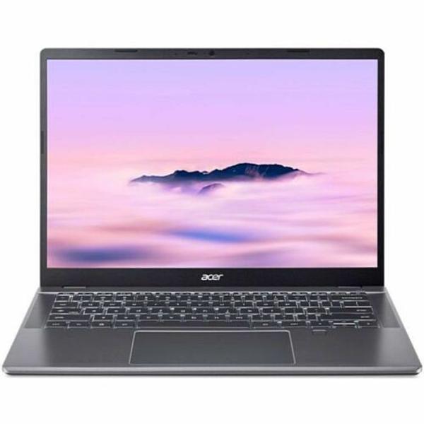 Picture of Acer America NX.JNWAA.001 14 in. Touchscreen Chromebook - WUXGA - Intel Core 3 100U - 16 GB - 256 GB SSD - English US Keyboard - Iron - Intel Chip - 1920 x 1200 - ChromeOS