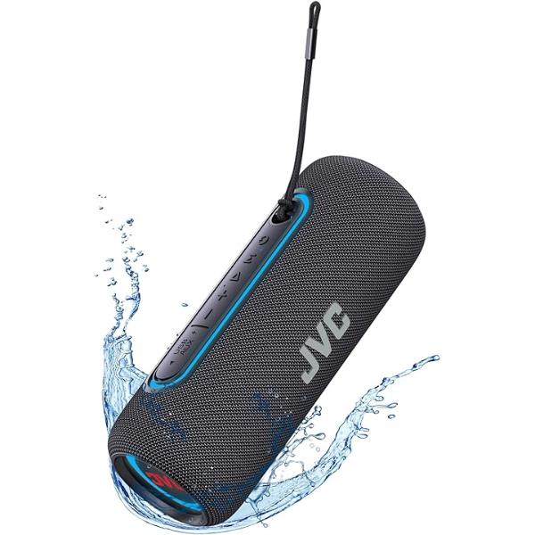 Picture of JVC America SP-PA5BTB Illuminated Portable Wireless Speaker with 20W Max Outputs&#44; Dynamic Sound & Bluetooth 5.0&#44; Black