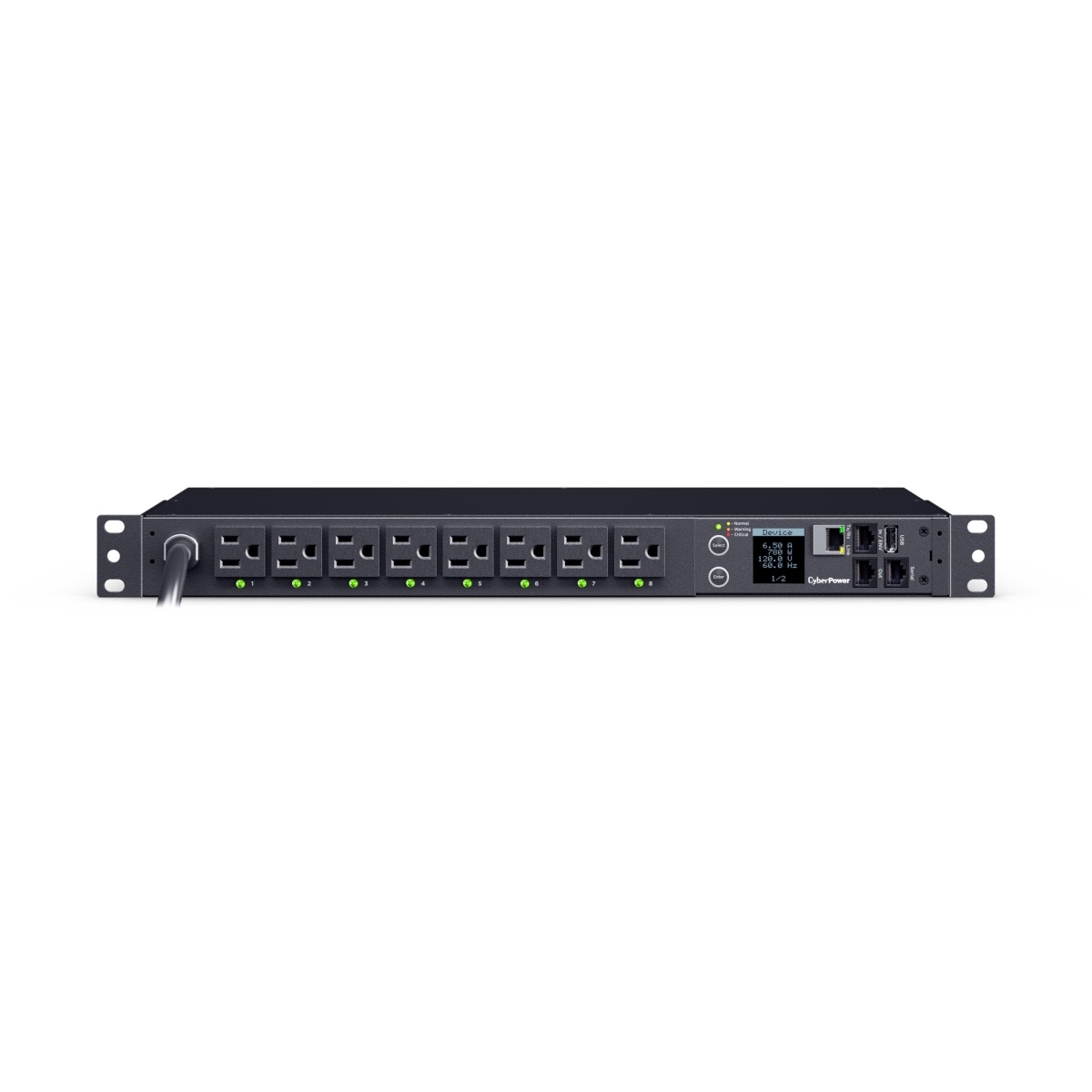 PDU41021 15A Single PDU Switched Power Distribution Unit - 16 Outlets, 12 ft., NEMA 5-15P