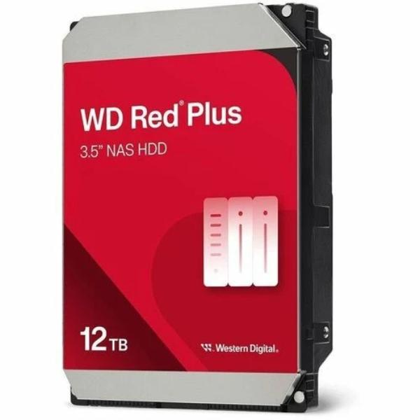 WD120EFGX Red Plus 12 TB Hard Drive - 3.5 in. Internal - SATA & 600