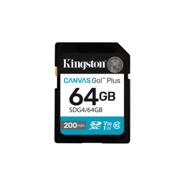 Picture of Kingston SDG4-64GB Canvas Go SD Card