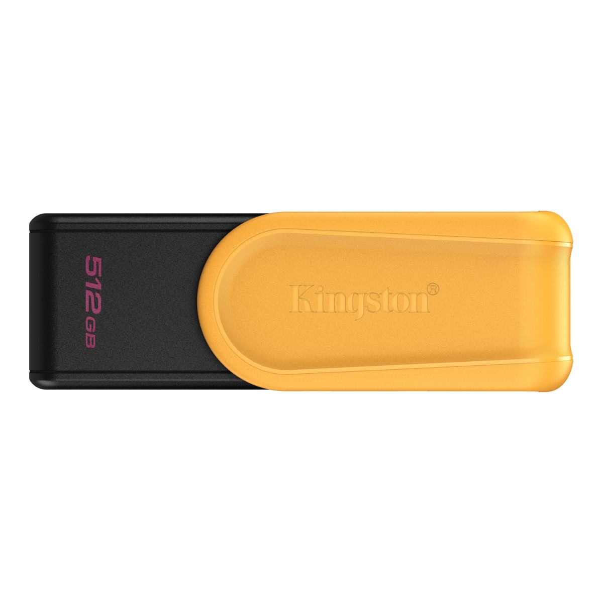 Kingston - DataTraveler Exodia S USB Flash Drive - 512 GB - USB 3.2 (Gen 1) - Black, Yellow - 1 - Black,Yellow