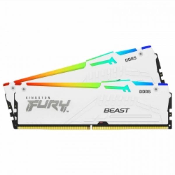 Picture of Kingston Value Ram KF552C40BWAK2-16 16GB System Memory&#44; White