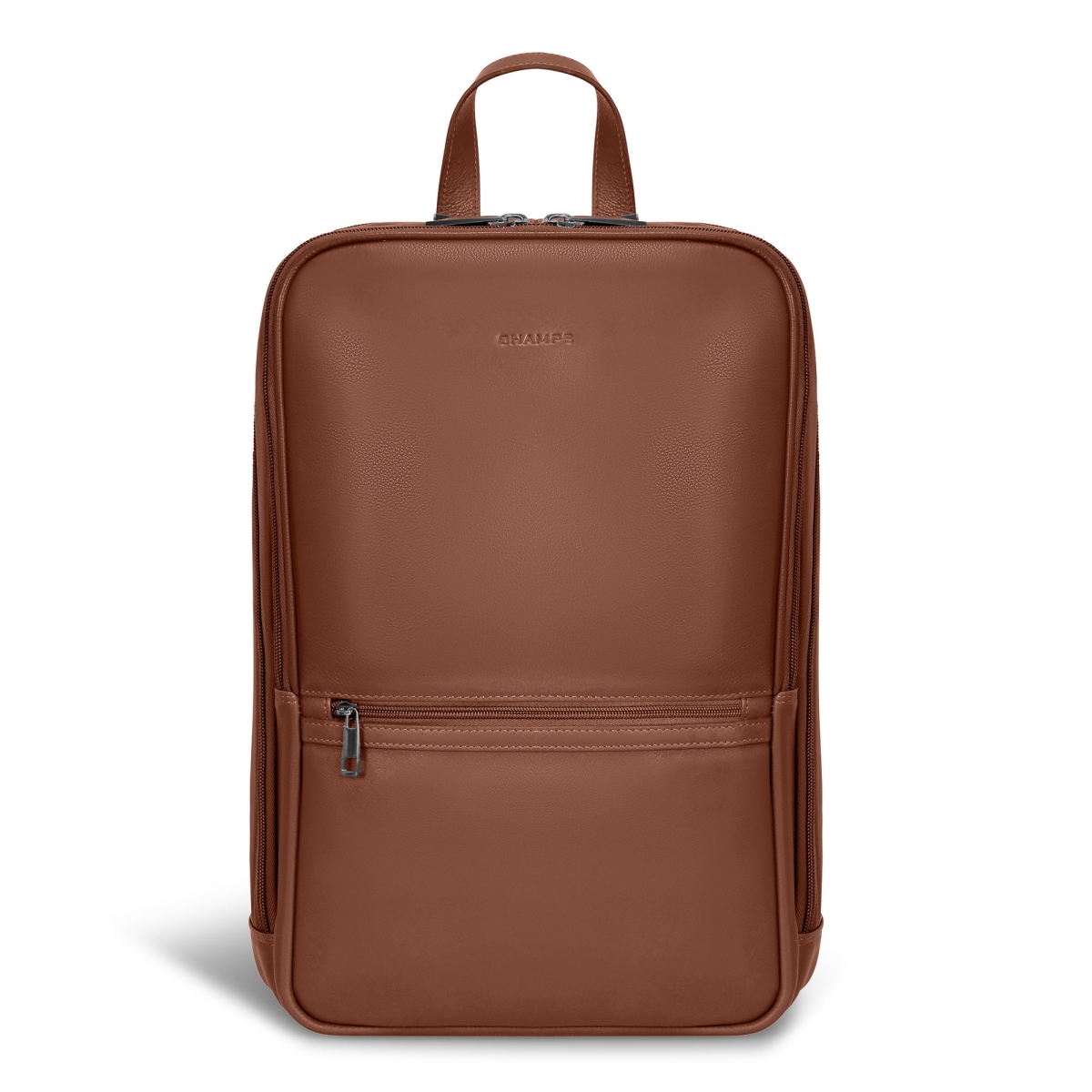 OB-410-BROWN 15 Liter Onyx Leather Classic Backpack, Brown