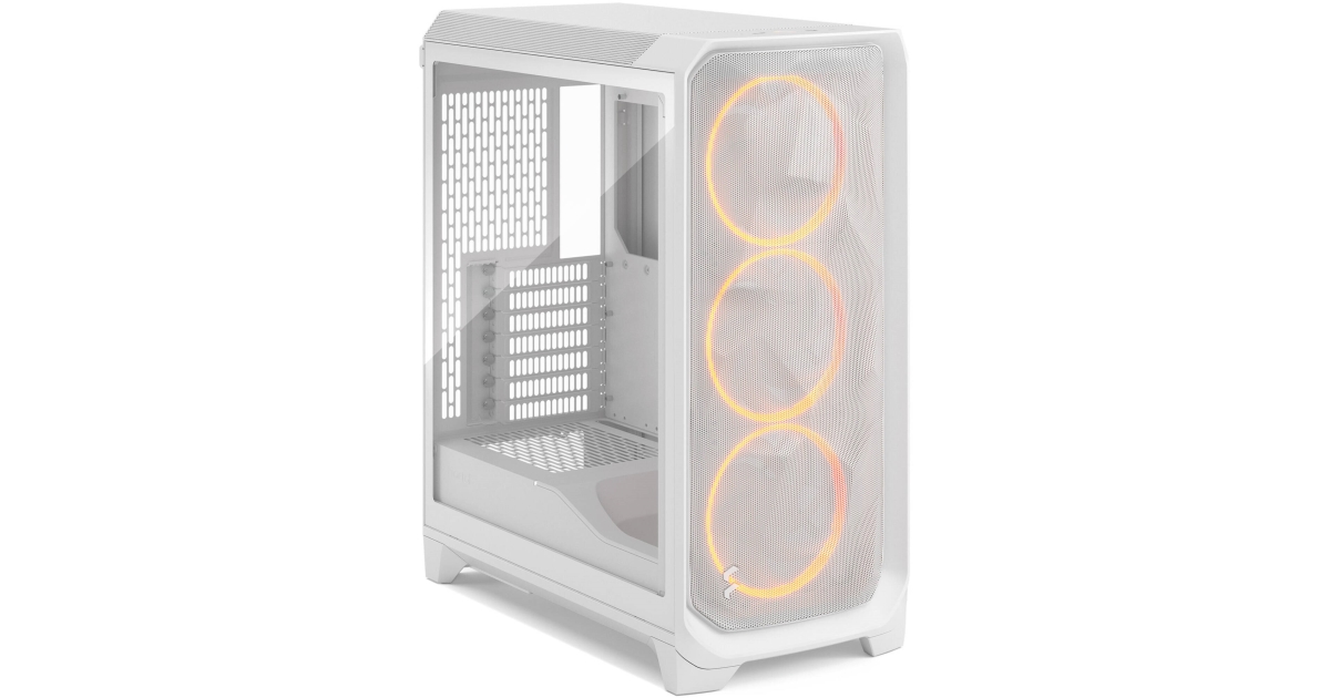 FD-C-MES3A-07 Meshify 3 RGB Mid-Tower Case, White & Clear