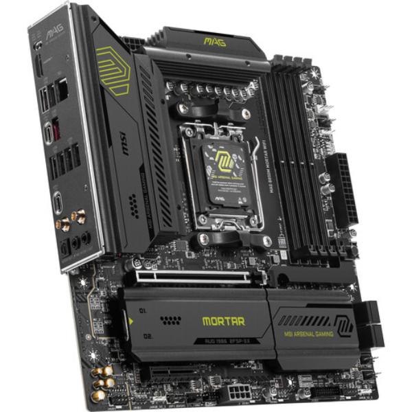Picture of MSI MAGB850MMORTARWIFI MAG B850M Mortar WIFI AM5 mATX Motherboard