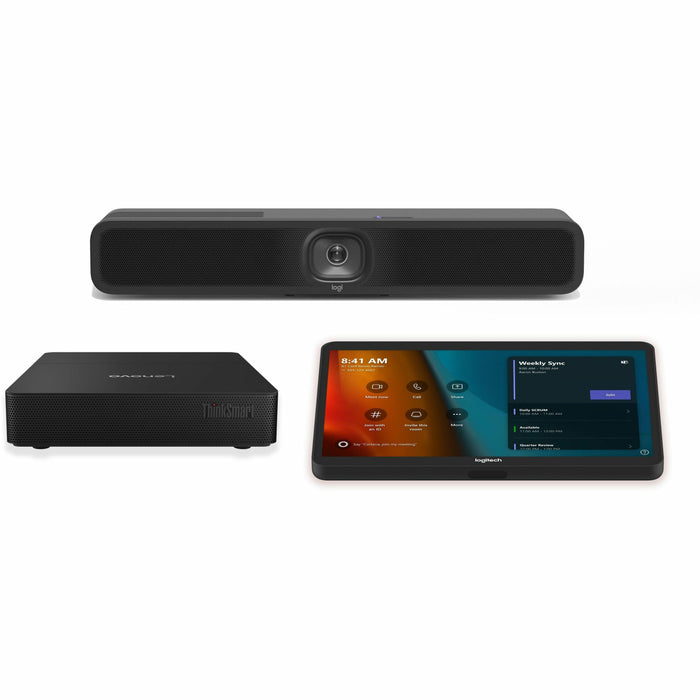 Picture of Logitech TAPMUP2MSTLNV3 Small Room Tap Meet Up 2 Think Smart Core Microsoft Teams Video Conference Equipment - Graphite