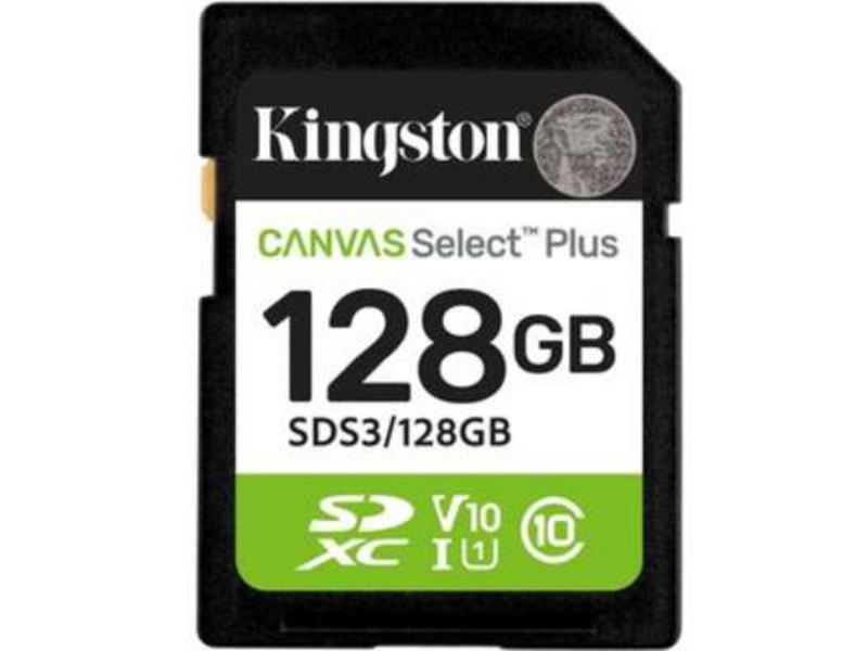 SDS3-128GB 128GB Canvas Select Plus UHS-I SDXC Memory Card