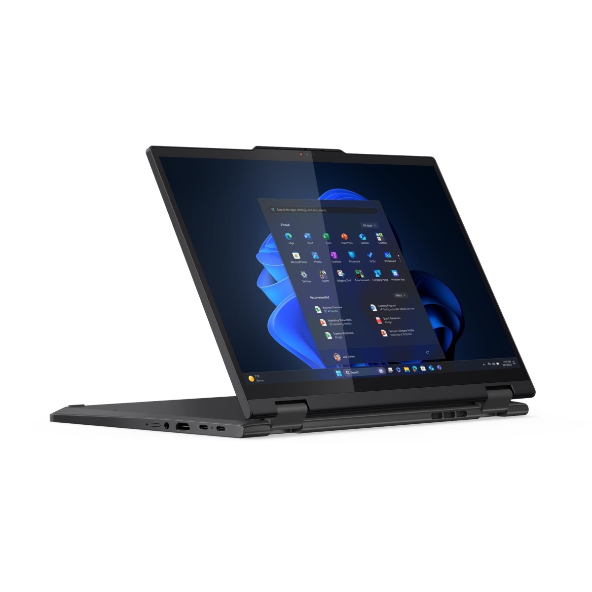 Lenovo - ThinkPad T14s 2-in-1 AI PC 14" Touch - Screen Laptop - Latest Model - Intel Ultra7 with 16GB Memory - 512GB SSD - Black