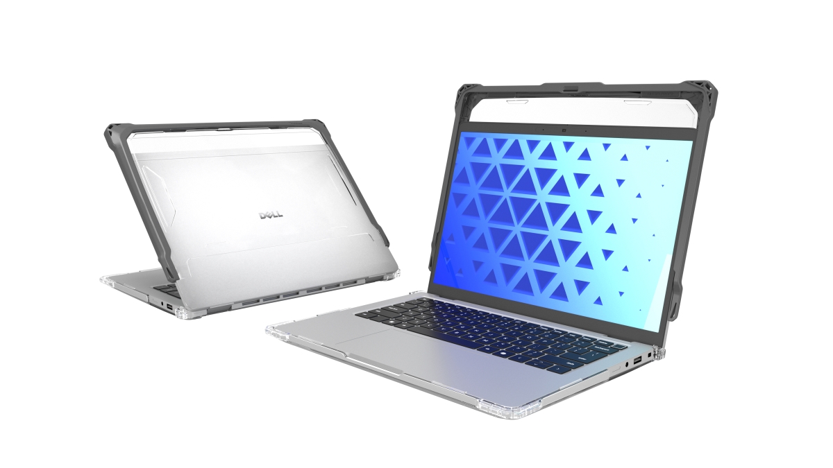 DLESFLPR13P2GRY 13 in. Extreme Shell-FL Chromebook Case for Dell Pro Plus 2-1 Convertible Windows - Gray