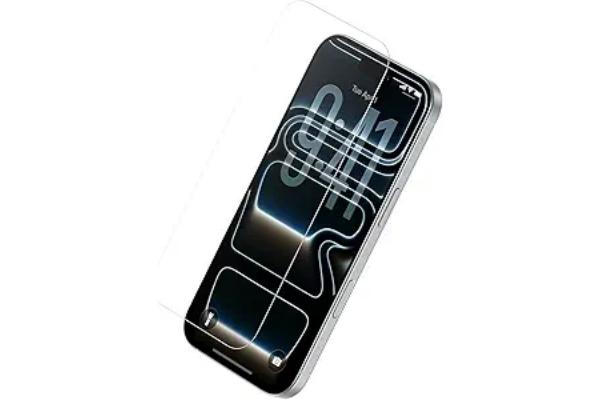 OVA193fq Screen Force Ultra Glass 2 Screen Protector for iPhone 17 Pro, 25X Stronger Glass, Scratch-Resistant & Impact Protection