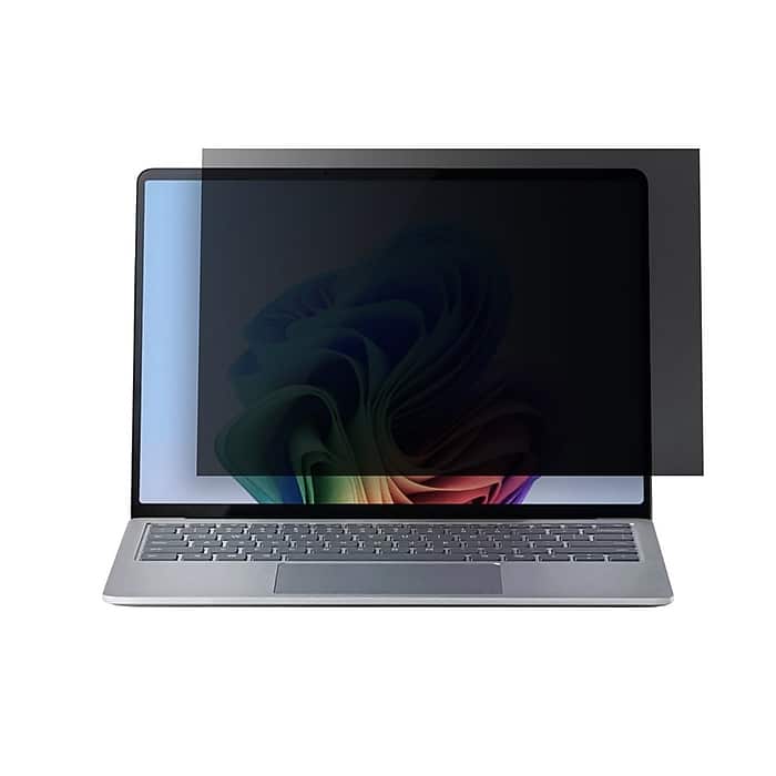 AST364GLZ 4Vu Anti-Glare Privacy Screen for 15 in. Widescreen Microsoft Surface Laptop 7 with Adhesive Strips, Black