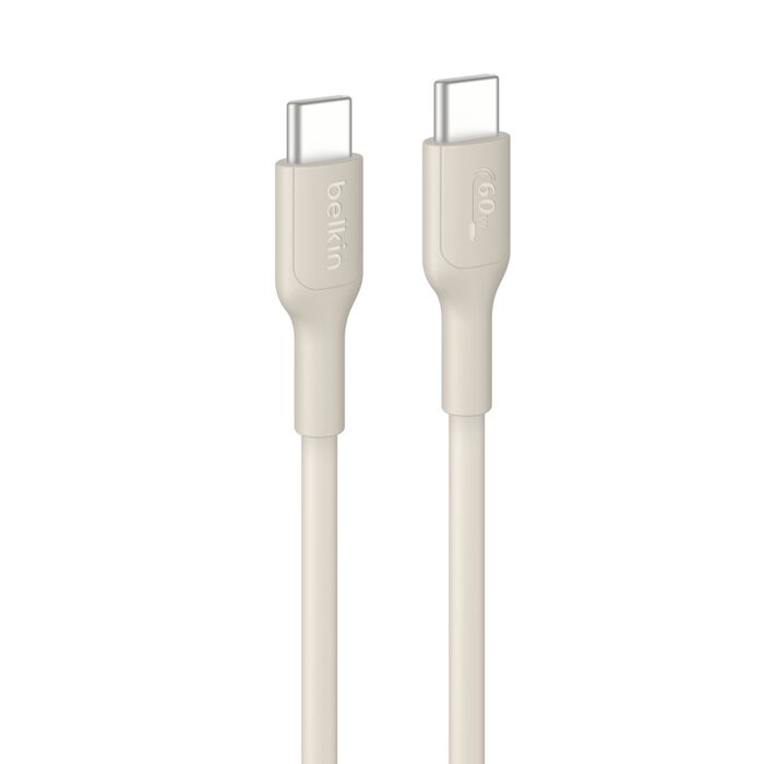 CAB023fq2MSD 2 m 60W BoostCharge Pro USB-C to USB-C Cable - Sand