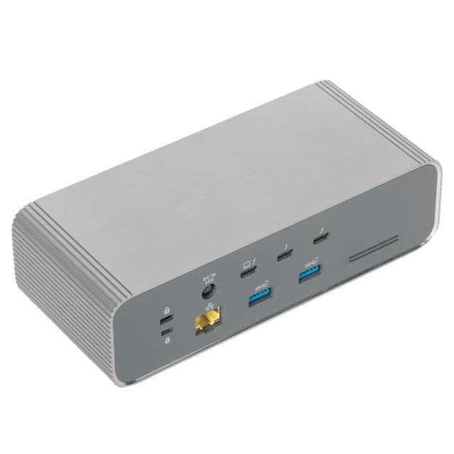 DOCK230USZ EcoSmart Thunderbolt 5 Docking Station, Silver - Triple 8K Video, 140W EPR