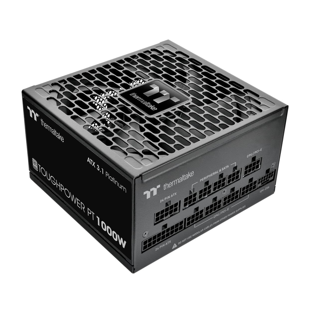 Thermaltake PS-TPP-1000FNFAPU-1 Tough Power PT1000W 80 Plus Platinum Fully Modular Power Supply, Black