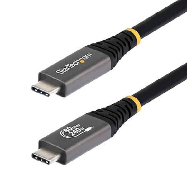 CC18IN80GUSB4CABLE 1.5 ft. USB-C 80Gbps USB4 High-Speed Cable - Black