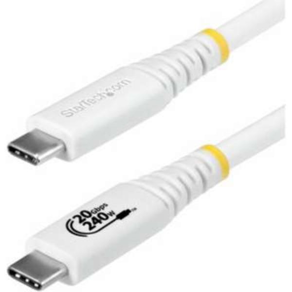 CC6FT20GUSB4TPW 6 ft. USB4 USB-C 20Gbps High-Speed Cable, White