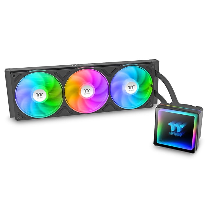 Thermaltake CL-W466-PL12SW-A TH360 V3 ARGB Sync AIO Liquid Cooler - Black