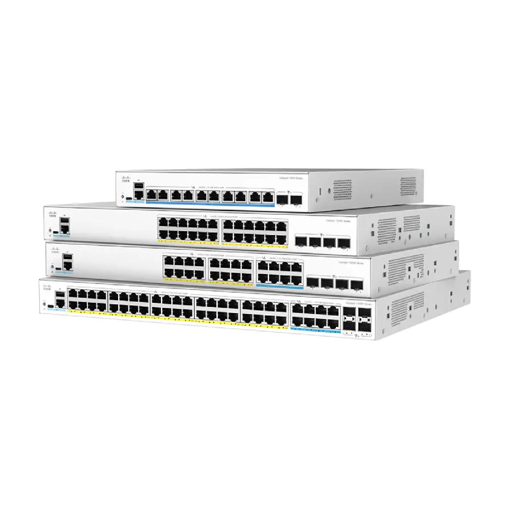 C1300X-48T-4X 48 Port Catalyst 1300X GE 4x10G SFP Plus Network Switch