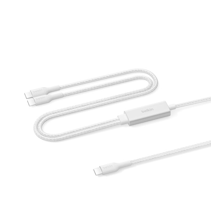 C - C CBL 140W 2.0, BRAIDED PCR, 1.5M, WHITE - SMART POWER SHARING DISTRIBUTES P