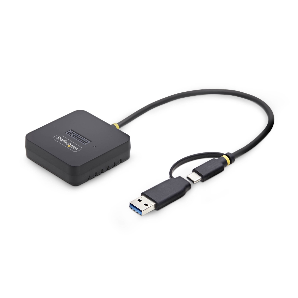 1USB3-NVME-DOCK USB C - USB A to M.2 NVMe Dock Adapter, Black
