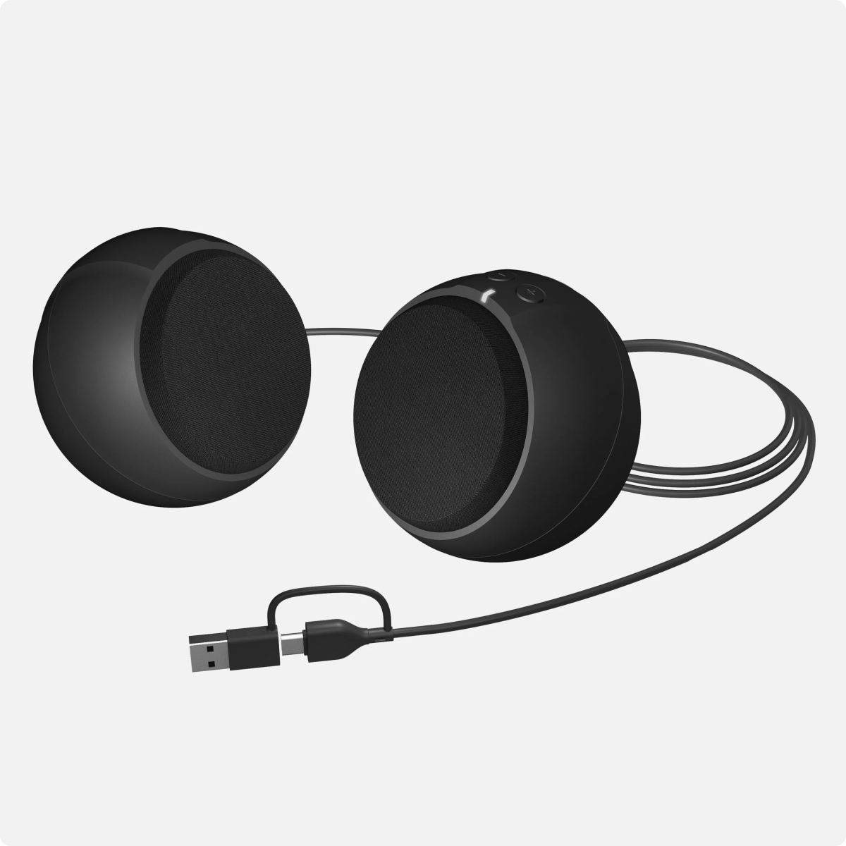 CA-2110USB 50 mm Round USB Computer Speakers