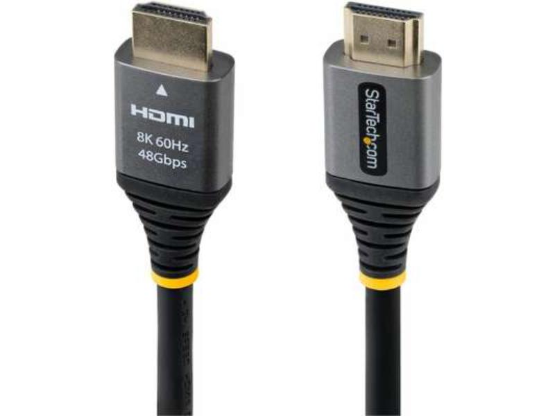 HDMM21V10F 10 ft. 8K 60Hz HDMI 2.1 Cable, Black & Silver