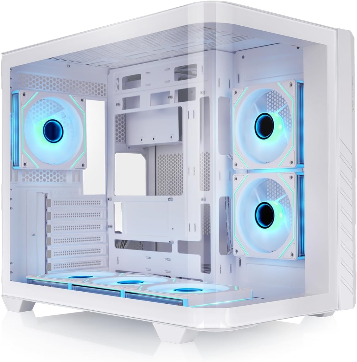 Thermaltake CA-11V-00M6WN-00 Vision 330 CR ARGB White Mid Tower Case