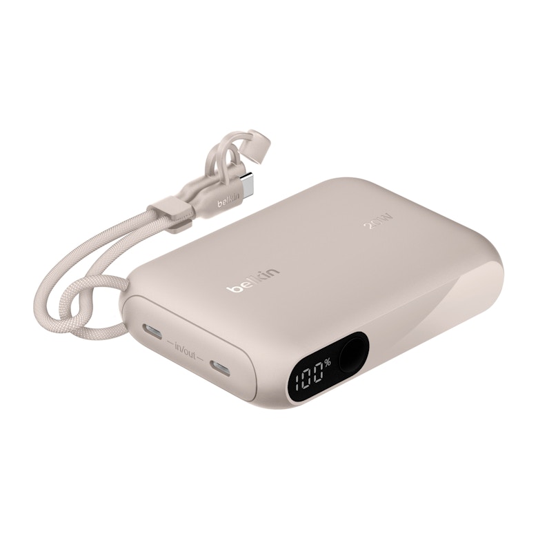 BPB027fqSD Boostcharge 10K Power Bank with Display - Sand