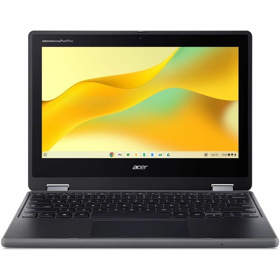 NX.JJBAA.003 11.6 in. Touchscreen Convertible 2-in-1 Chromebook, Black