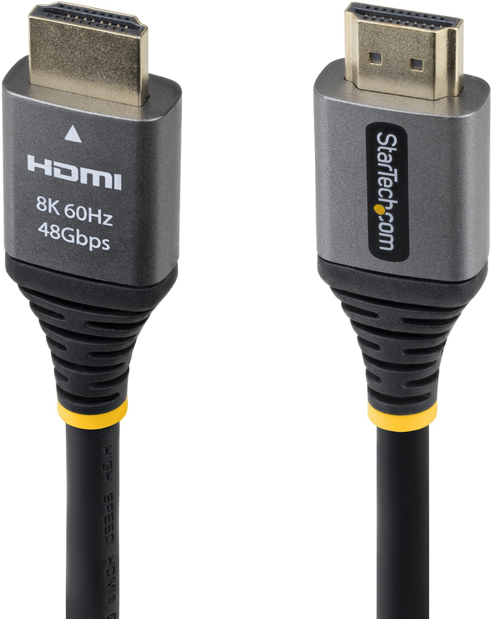 HDMM21V6F 6 ft. 8K 60Hz HDMI 2.1 Cable, Black & Silver