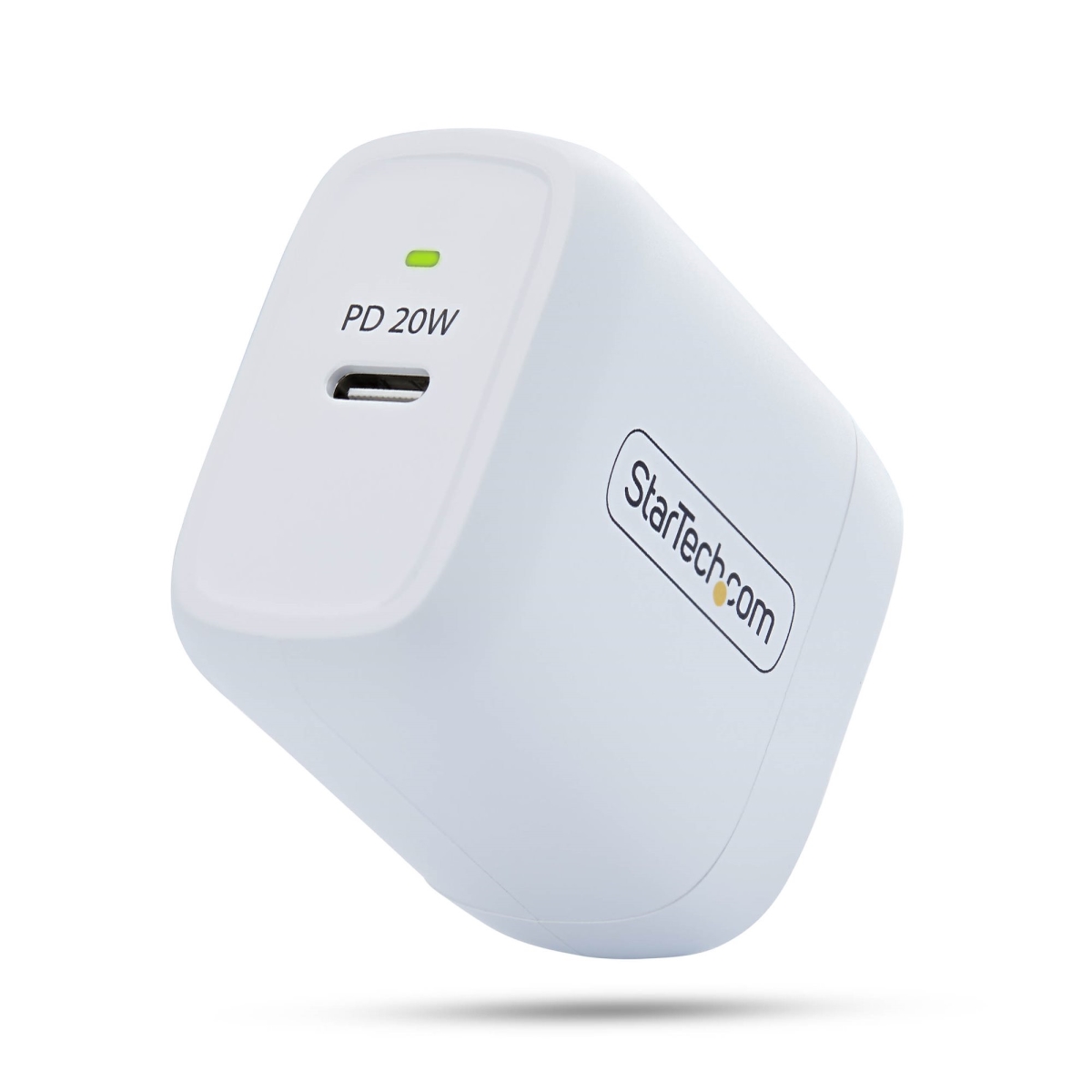 102NW-WALL-CHARGER 5V & 9V 20W USB-C Wall Charger - White