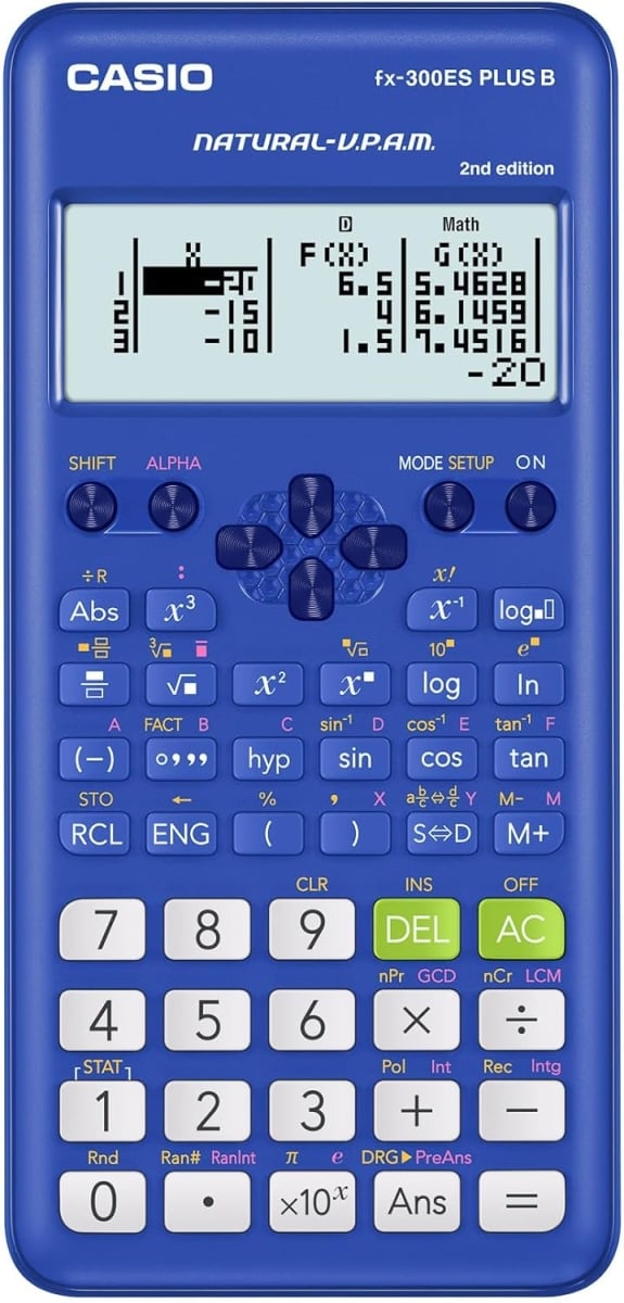 FX-300ESPLSBBUWAIT Blue Scientific Calculator