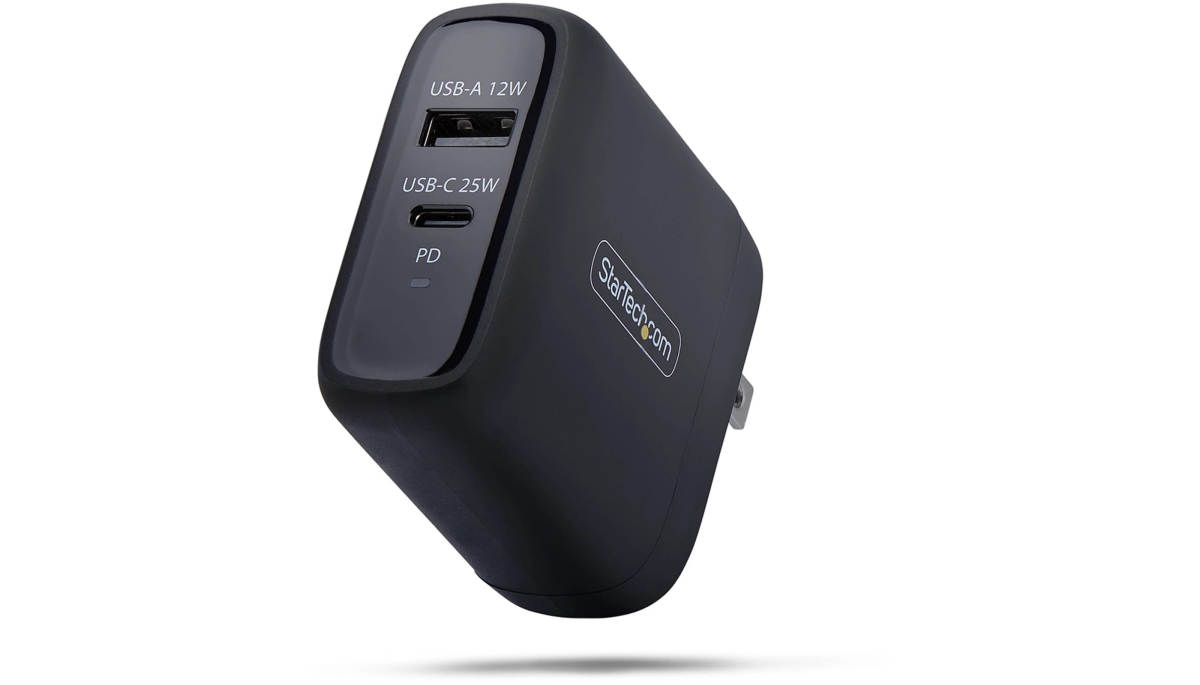 114NB-WALL-CHARGER 37W USB-C & USB-A Portable Wall Charger