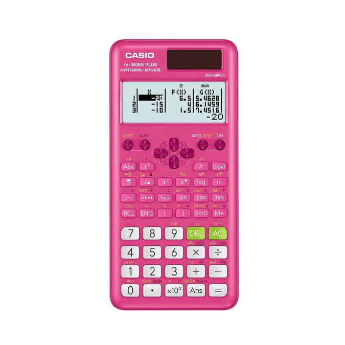 FX-300ESPLSBPKWAIT Scientific Calculator, Pink