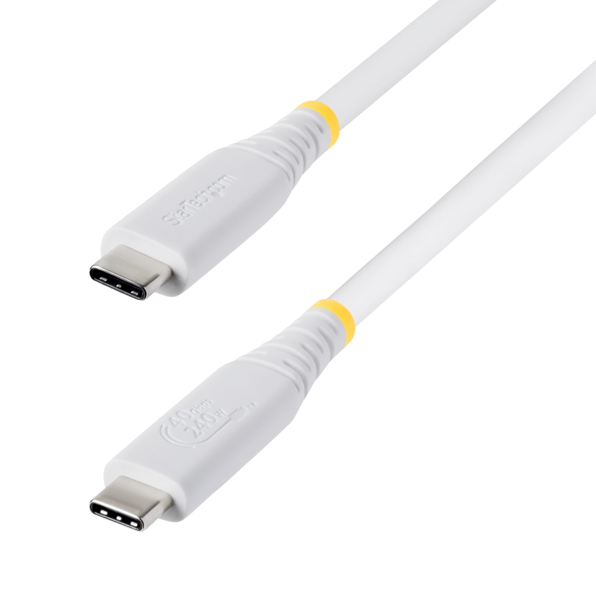 CC18IN40GUSB4TPW 1.5 ft. USB-C 40 Gbps USB-4 Cable - White