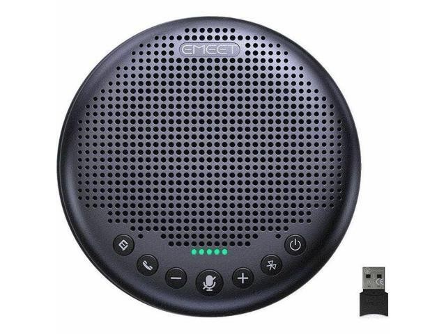 EMMLPB-LD Luna Plus Full-duplex Speakerphone with 8 Noise Cancelling Mics, USB & Bluetooth Dongle